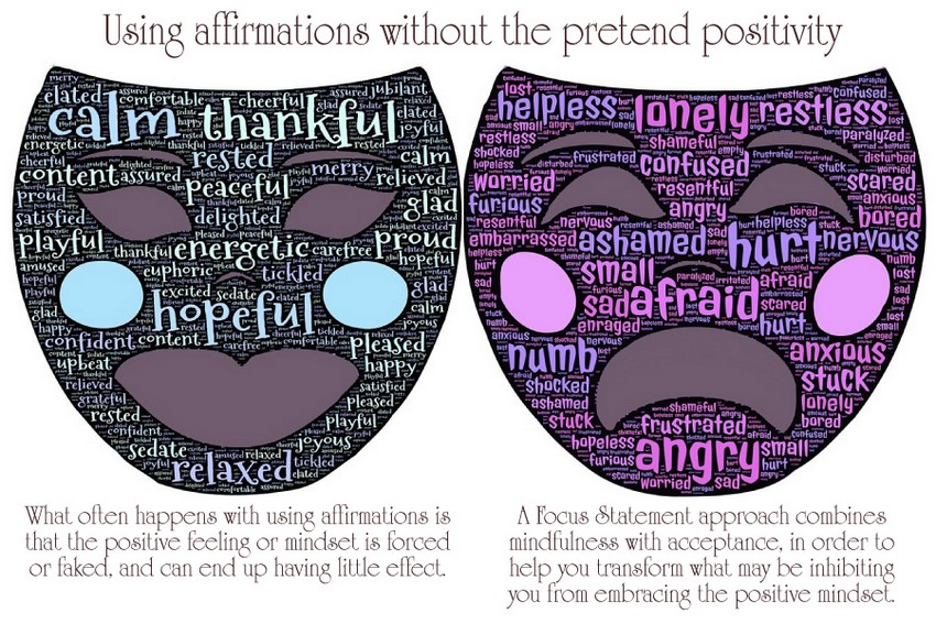 Using affirmations without the pretend positivity